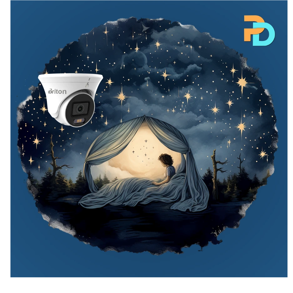 دوربین مداربسته دید در شب رنگی